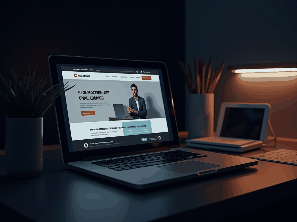 Contractor small business website preview