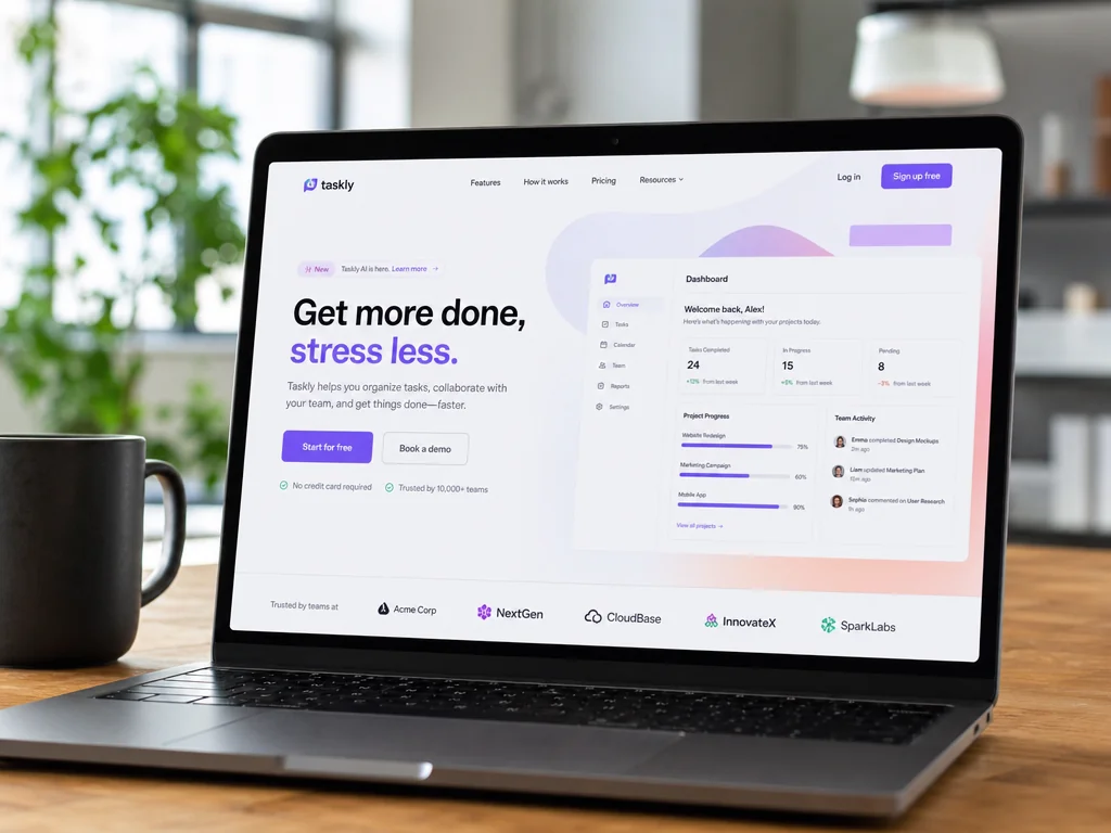 High converting lead machine website preview